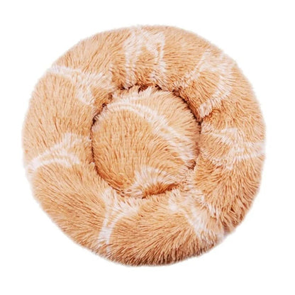 40 - 90cm Round Pet Bed for Large Dog Bed Super Soft Cat Bed Long Plush Dog House for Medium Dog House Winter Warm Sleeping - PawfectCo