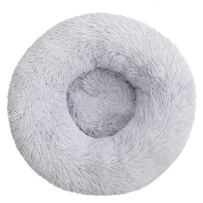 40 - 90cm Round Pet Bed for Large Dog Bed Super Soft Cat Bed Long Plush Dog House for Medium Dog House Winter Warm Sleeping - PawfectCo