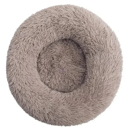 40 - 90cm Round Pet Bed for Large Dog Bed Super Soft Cat Bed Long Plush Dog House for Medium Dog House Winter Warm Sleeping - PawfectCo