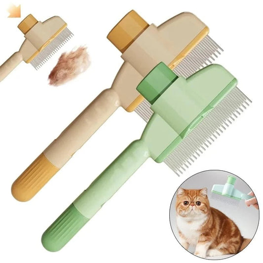 Cat Grooming Massage Brush Pet Comb Professional Open Knot Pet Hair Removal Brush Durable kitten comb Pet Accessories - PawfectCo