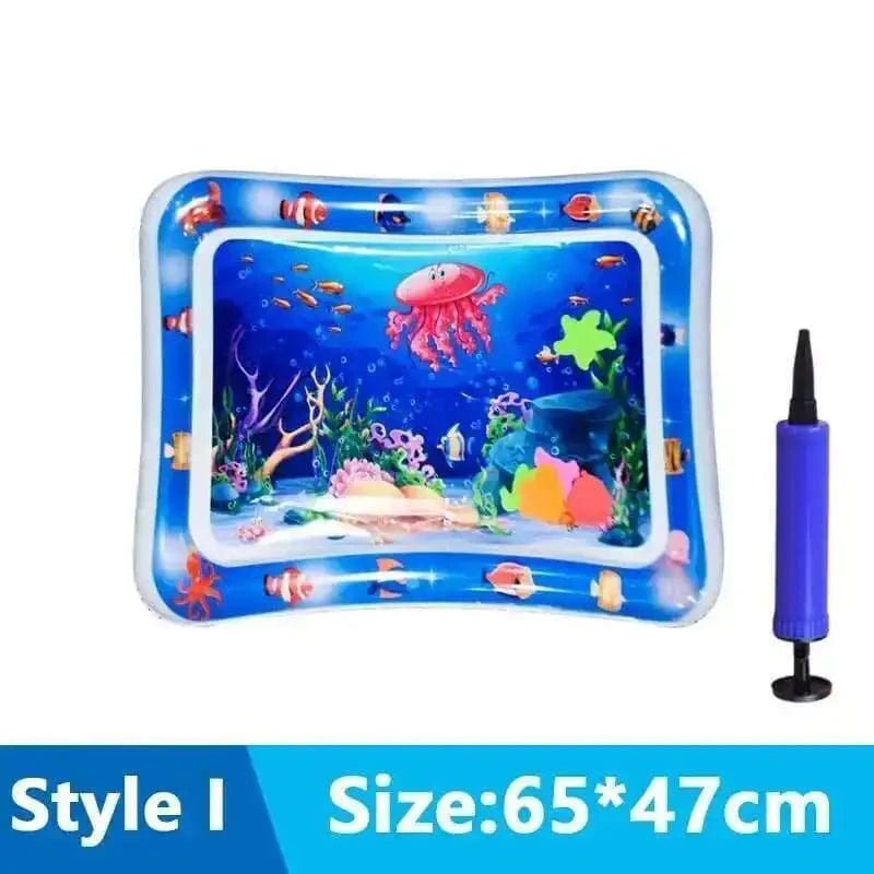 Cats Sensory Water Play Mat With Fish Thickened Inflatable Water Bed Dog Pet Play Sensory Toy Water For Pet Play Interactive Fun - PawfectCo