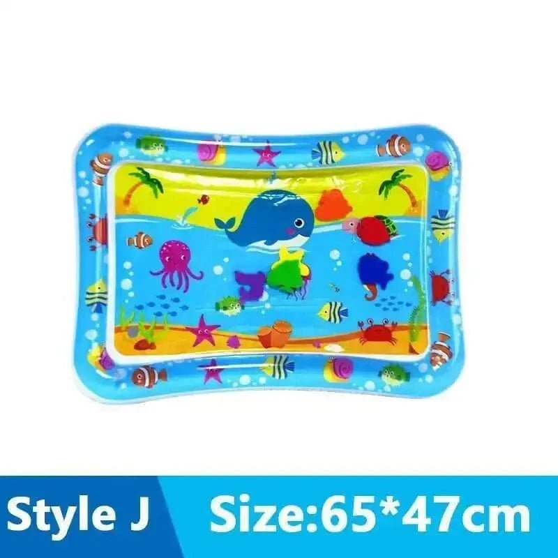 Cats Sensory Water Play Mat With Fish Thickened Inflatable Water Bed Dog Pet Play Sensory Toy Water For Pet Play Interactive Fun - PawfectCo