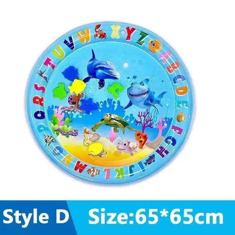 Cats Sensory Water Play Mat With Fish Thickened Inflatable Water Bed Dog Pet Play Sensory Toy Water For Pet Play Interactive Fun - PawfectCo