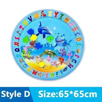 Cats Sensory Water Play Mat With Fish Thickened Inflatable Water Bed Dog Pet Play Sensory Toy Water For Pet Play Interactive Fun - PawfectCo