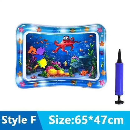 Cats Sensory Water Play Mat With Fish Thickened Inflatable Water Bed Dog Pet Play Sensory Toy Water For Pet Play Interactive Fun - PawfectCo