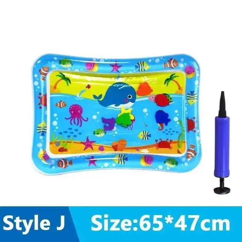 Cats Sensory Water Play Mat With Fish Thickened Inflatable Water Bed Dog Pet Play Sensory Toy Water For Pet Play Interactive Fun - PawfectCo