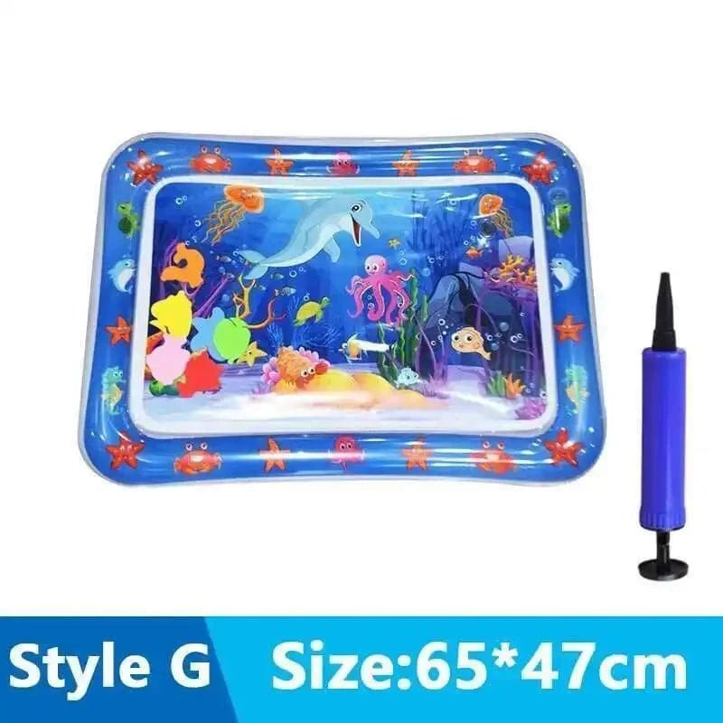 Cats Sensory Water Play Mat With Fish Thickened Inflatable Water Bed Dog Pet Play Sensory Toy Water For Pet Play Interactive Fun - PawfectCo