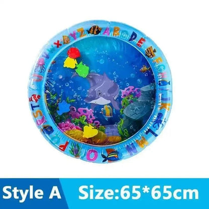 Cats Sensory Water Play Mat With Fish Thickened Inflatable Water Bed Dog Pet Play Sensory Toy Water For Pet Play Interactive Fun - PawfectCo