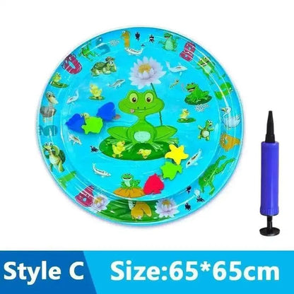 Cats Sensory Water Play Mat With Fish Thickened Inflatable Water Bed Dog Pet Play Sensory Toy Water For Pet Play Interactive Fun - PawfectCo