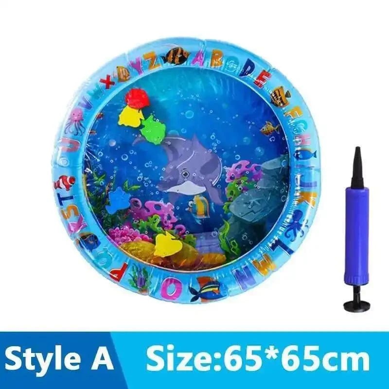 Cats Sensory Water Play Mat With Fish Thickened Inflatable Water Bed Dog Pet Play Sensory Toy Water For Pet Play Interactive Fun - PawfectCo