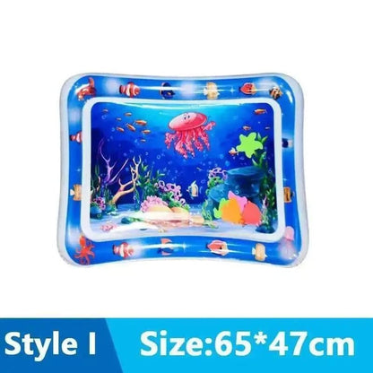 Cats Sensory Water Play Mat With Fish Thickened Inflatable Water Bed Dog Pet Play Sensory Toy Water For Pet Play Interactive Fun - PawfectCo