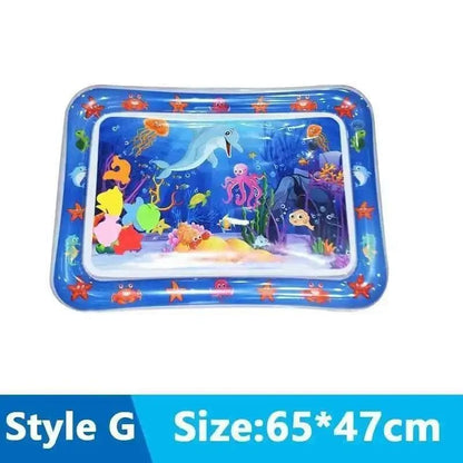 Cats Sensory Water Play Mat With Fish Thickened Inflatable Water Bed Dog Pet Play Sensory Toy Water For Pet Play Interactive Fun - PawfectCo