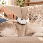 Dog & Cat Self-Cleaning Brush for Loose Hair & Coat Care - PawfectCo