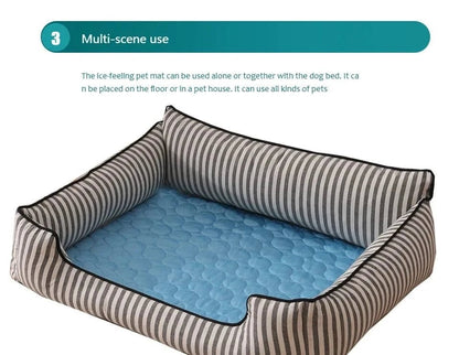 Dog Cooling Mat Summer Pet Cold Bed Extra Large For Small Big Dogs Pet Accessories Cat Durable Blanket Sofa Cat Ice Pad Blanket - PawfectCo