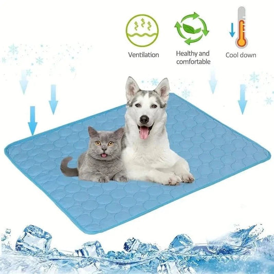 Dog Cooling Mat Summer Pet Cold Bed Extra Large For Small Big Dogs Pet Accessories Cat Durable Blanket Sofa Cat Ice Pad Blanket - PawfectCo