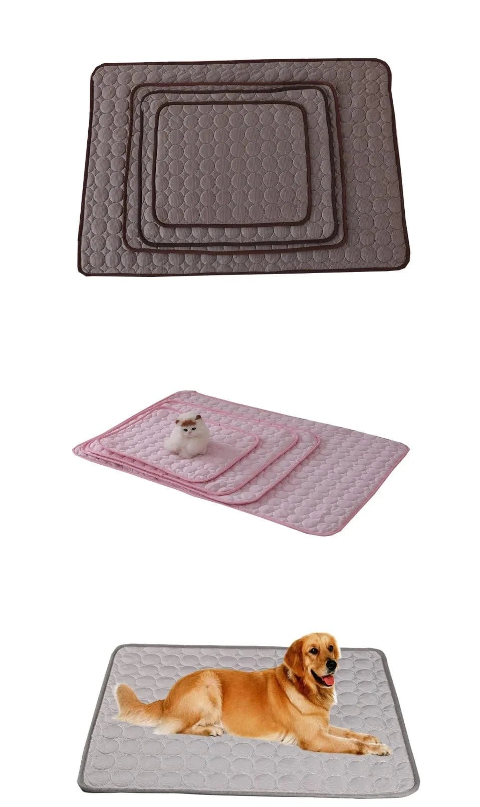 Dog Cooling Mat Summer Pet Cold Bed Extra Large For Small Big Dogs Pet Accessories Cat Durable Blanket Sofa Cat Ice Pad Blanket - PawfectCo