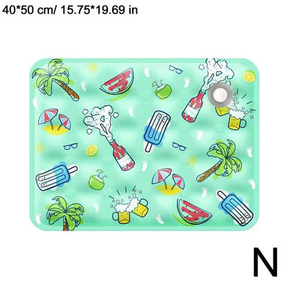 Dog Cooling Mat Summer Portable Pet Cool Pad Summer Ice Cool Comfort Water Durable Sofa Blanket For Small Medium Large Dogs Cats - PawfectCo