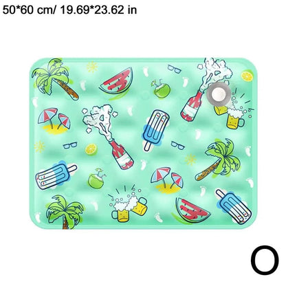 Dog Cooling Mat Summer Portable Pet Cool Pad Summer Ice Cool Comfort Water Durable Sofa Blanket For Small Medium Large Dogs Cats - PawfectCo