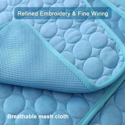 Dog Mat Cooling Summer Pad Mat For Dogs Cat Blanket Sofa Breathable Pet Dog Bed Summer Washable For Small Medium Large Dogs Car - PawfectCo