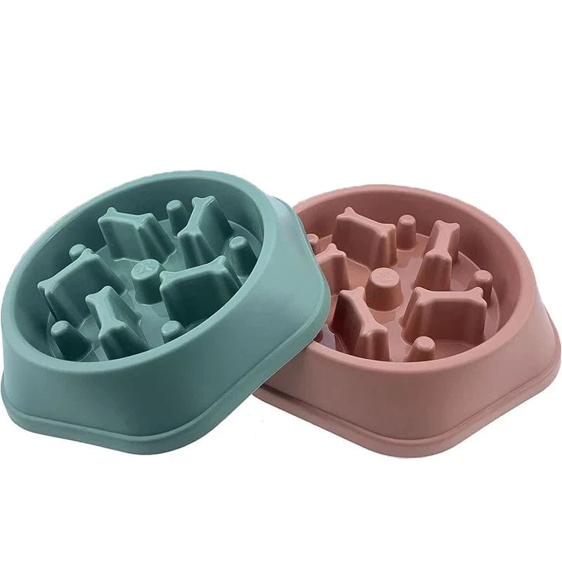 Dog Slow Feeder Bowl Anti - glutton Food Bowl for Dogs Slow Eating Dog Feeders Healthy Diet Pet Feeding Watering Supplies - PawfectCo