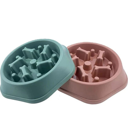 Dog Slow Feeder Bowl Anti - glutton Food Bowl for Dogs Slow Eating Dog Feeders Healthy Diet Pet Feeding Watering Supplies - PawfectCo