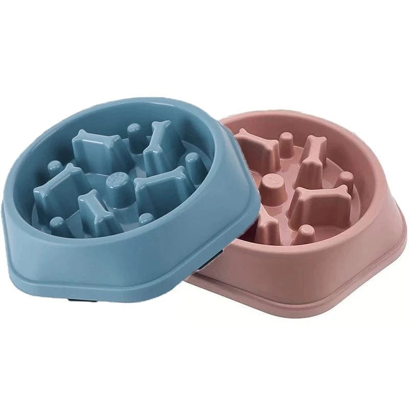 Dog Slow Feeder Bowl Anti - glutton Food Bowl for Dogs Slow Eating Dog Feeders Healthy Diet Pet Feeding Watering Supplies - PawfectCo