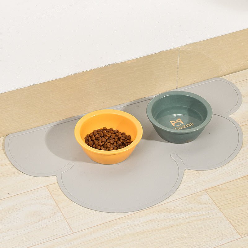 Gray Cloud Silicone Pet Feeding Mat - PawfectCo