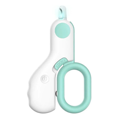 LED Light Cat Dog Nail Clipper Cutter Professional Pet Claw Trimmer with Safety Lock Puppy Kitten Animals Care Grooming Tool Kit - PawfectCo