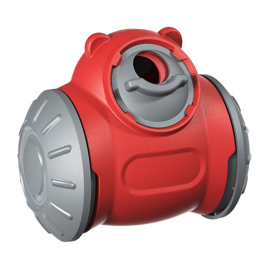 Manual Tumbler Treat-Dispensing Pet Toy — Red - PawfectCo