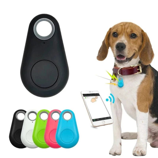 Mini GPS Locator AntiLost Alarm Wallet Keychain Smart Tag Bluetooth - Compatible Tracer Keychain Dog Pet Child Tracker Key Finder - PawfectCo