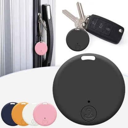 Mini GPS Locator AntiLost Alarm Wallet Keychain Smart Tag Bluetooth - Compatible Tracer Keychain Dog Pet Child Tracker Key Finder - PawfectCo