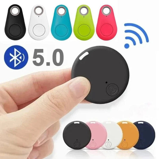Mini GPS Locator AntiLost Alarm Wallet Keychain Smart Tag Bluetooth - Compatible Tracer Keychain Dog Pet Child Tracker Key Finder - PawfectCo