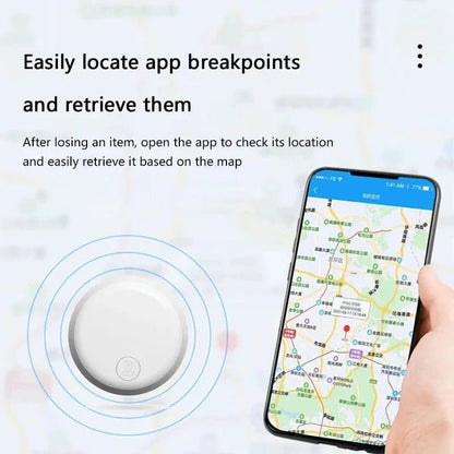 Mini GPS Locator AntiLost Alarm Wallet Keychain Smart Tag Bluetooth - Compatible Tracer Keychain Dog Pet Child Tracker Key Finder - PawfectCo