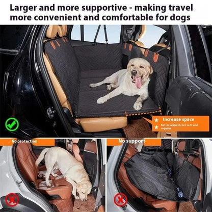 Pet Car Pad Load - bearing Car Pet Mat Dog Travel Hammock Rear Seat Pad Bed - PawfectCo