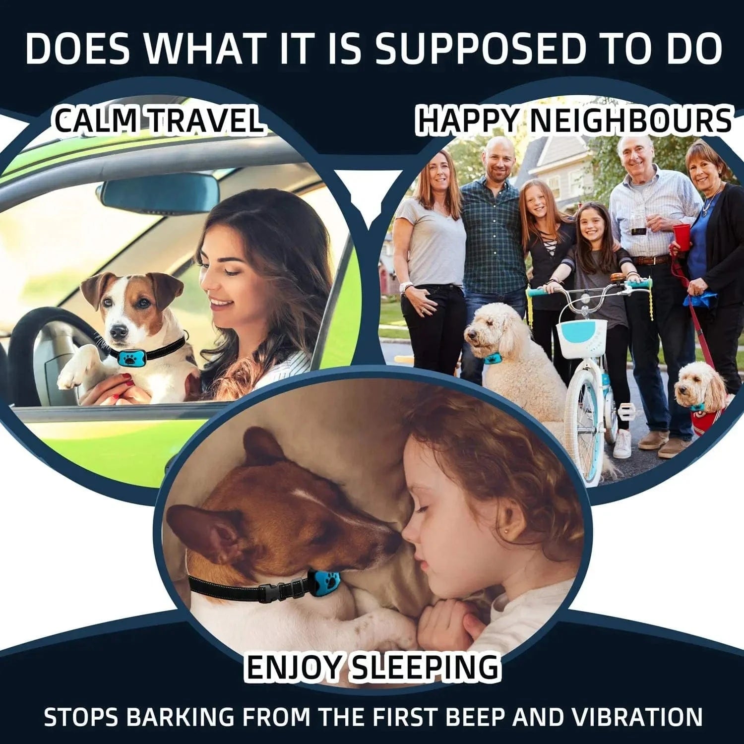 Pet Dog Anti Barking Device USB Electric Ultrasonic Dogs Training Collar Dog Stop Barking Vibration Anti Bark Collar Dropship - PawfectCo