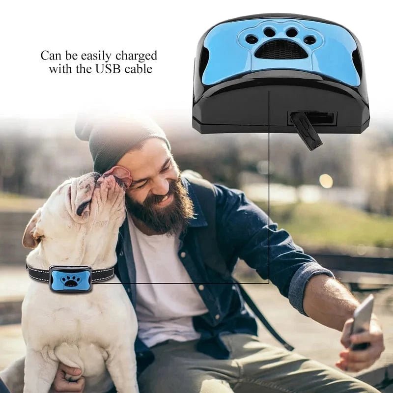Pet Dog Anti Barking Device USB Electric Ultrasonic Dogs Training Collar Dog Stop Barking Vibration Anti Bark Collar Dropship - PawfectCo
