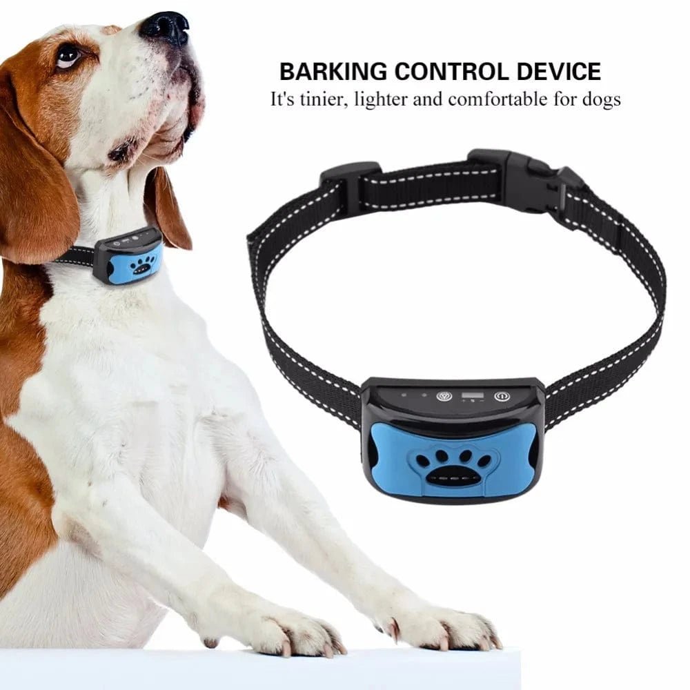Pet Dog Anti Barking Device USB Electric Ultrasonic Dogs Training Collar Dog Stop Barking Vibration Anti Bark Collar Dropship - PawfectCo