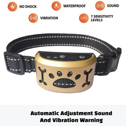 Pet Dog Anti Barking Device USB Electric Ultrasonic Dogs Training Collar Dog Stop Barking Vibration Anti Bark Collar Dropship - PawfectCo