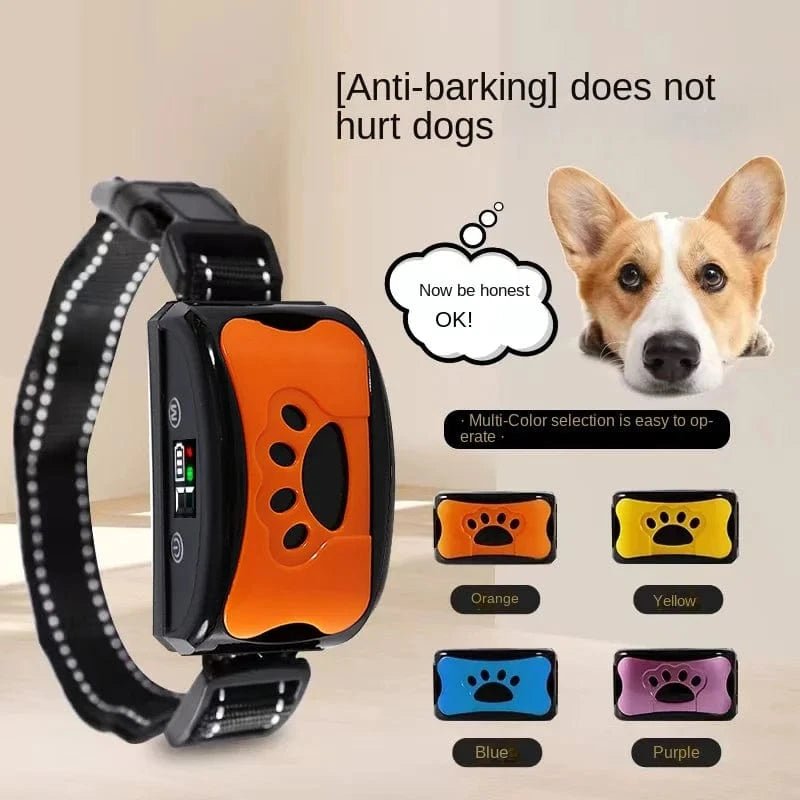 Pet Dog Anti Barking Device USB Electric Ultrasonic Dogs Training Collar Dog Stop Barking Vibration Anti Bark Collar Dropship - PawfectCo