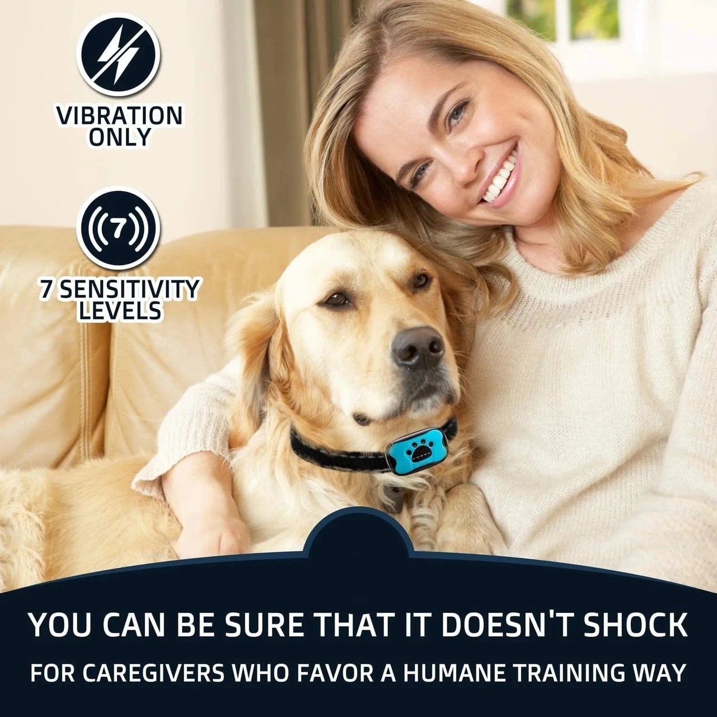 Pet Dog Anti Barking Device USB Electric Ultrasonic Dogs Training Collar Dog Stop Barking Vibration Anti Bark Collar Dropship - PawfectCo