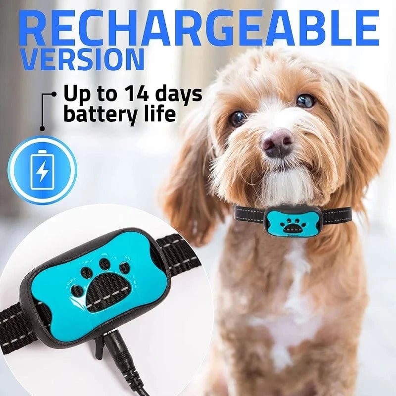 Pet Dog Anti Barking Device USB Electric Ultrasonic Dogs Training Collar Dog Stop Barking Vibration Anti Bark Collar Dropship - PawfectCo