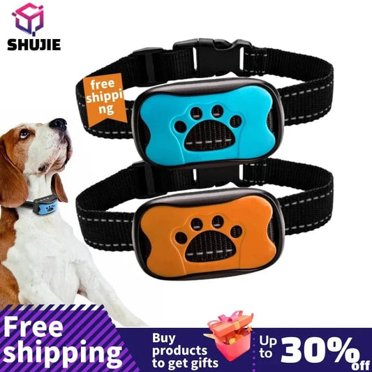 Pet Dog Anti Barking Device USB Electric Ultrasonic Dogs Training Collar Dog Stop Barking Vibration Anti Bark Collar Dropship - PawfectCo