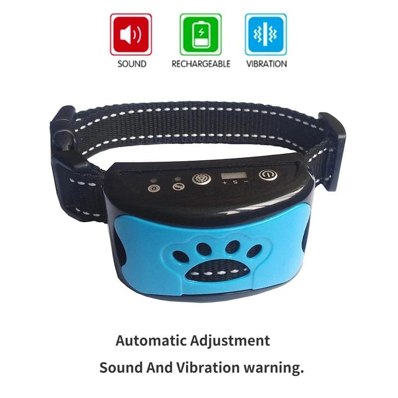Pet Dog Anti Barking Device USB Electric Ultrasonic Dogs Training Collar Dog Stop Barking Vibration Anti Bark Collar Dropship - PawfectCo