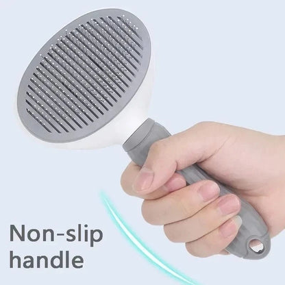 Pet Dog Brush Cat Comb Self Cleaning Pet Hair Remover Brush For Dogs Cats Grooming Tools Pets Dematting Comb Dogs Accessories - PawfectCo