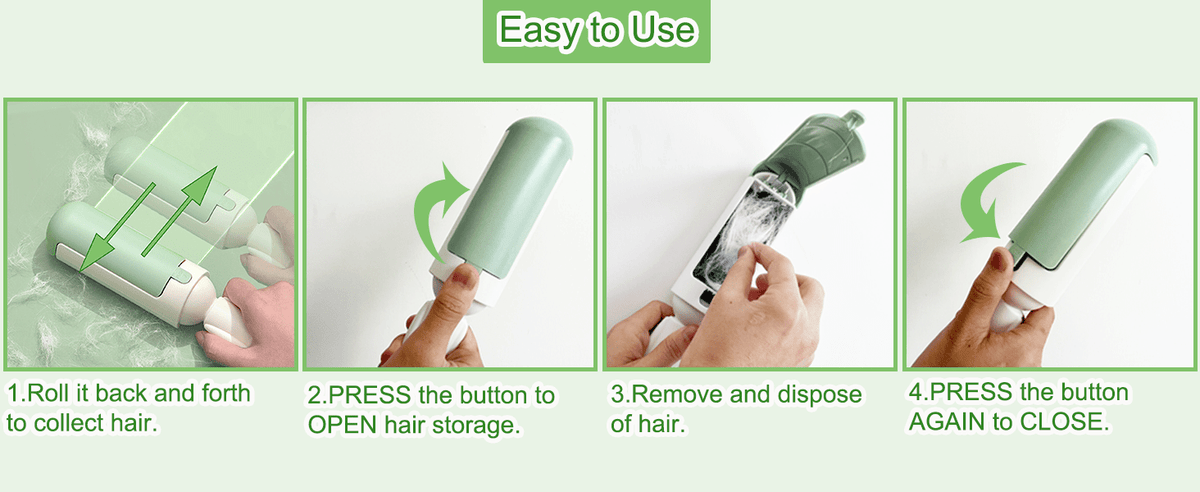 Pet Hair Remover — Green - PawfectCo