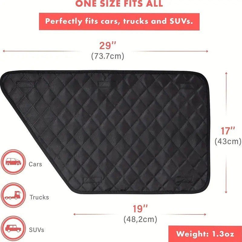 Quilted Dog Car Door Protectors — 2-Pack - PawfectCo