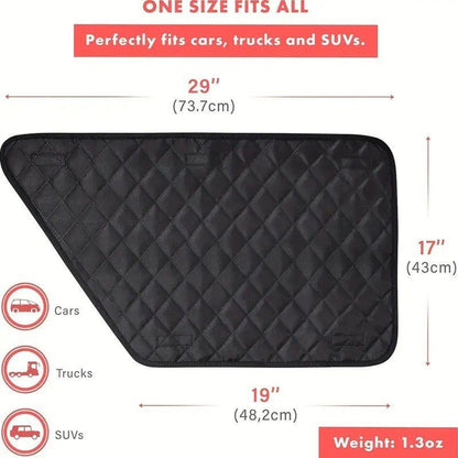 Quilted Dog Car Door Protectors — 2-Pack - PawfectCo