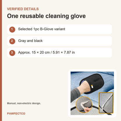 Reusable Pet Hair Remover Glove - PawfectCo