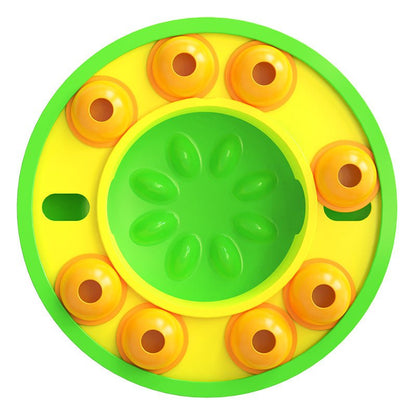Rotating Dog Puzzle Slow Feeder — Green - PawfectCo