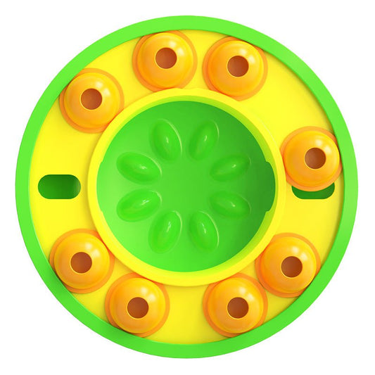 Rotating Dog Puzzle Slow Feeder — Green - PawfectCo